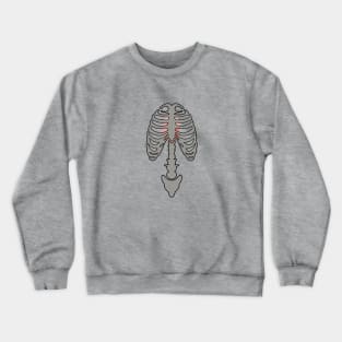 Human Skeleton Crewneck Sweatshirt